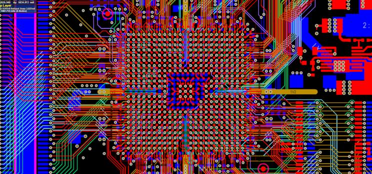 BGA routing example 2